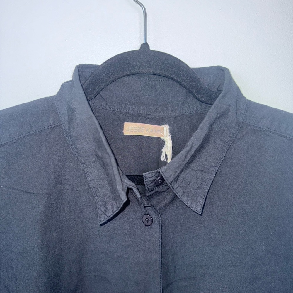 Jesse Kamm Black Shirt Dress - Picture 3 of 6